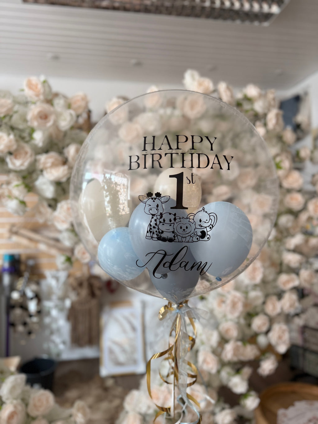 Bubble Ballon – Personalisiert „Happy Birthday“